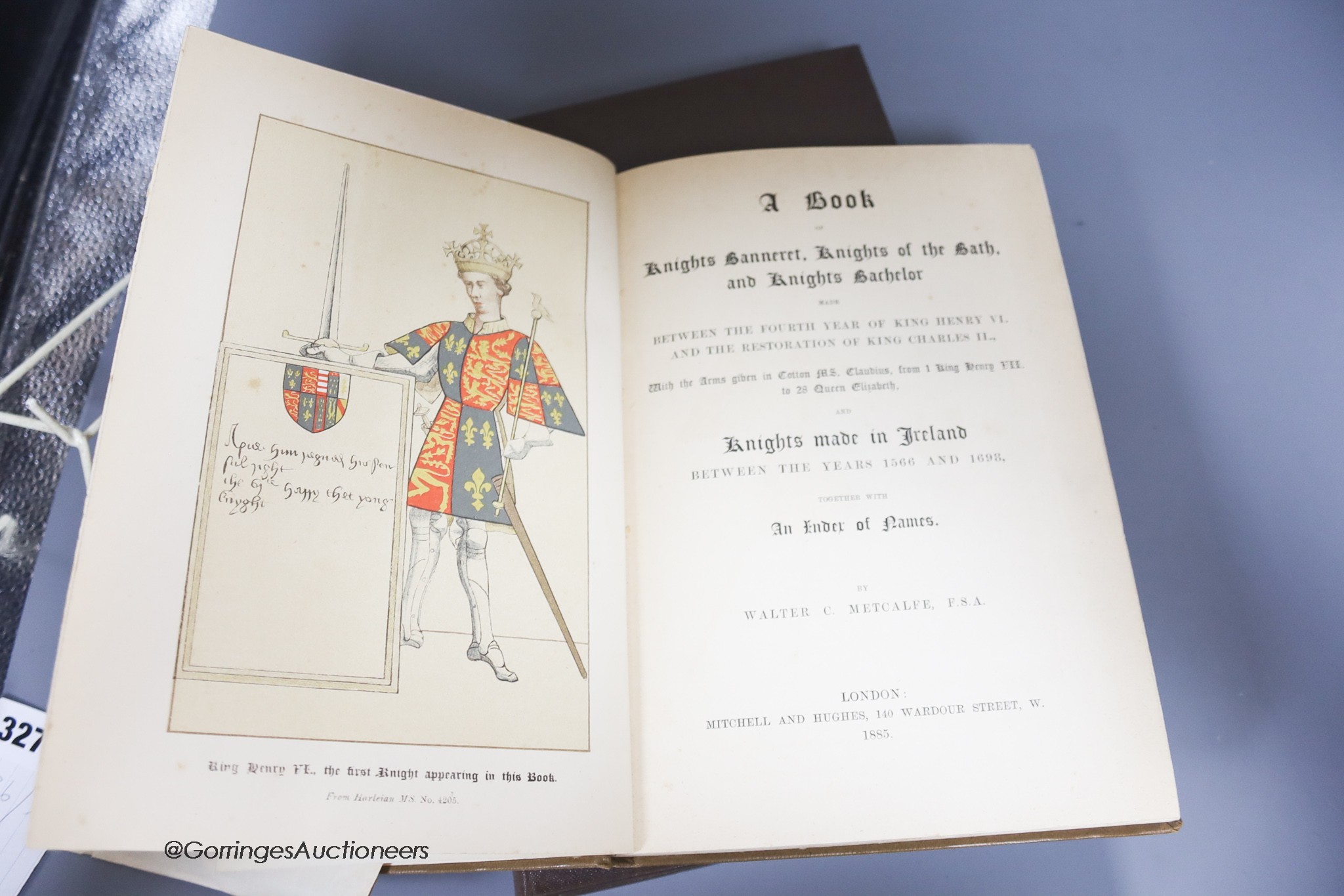 Burnet, William- The Memories of the Lives and Actions of James and William Dukes of Hamilton and Castleherald, folio, rebound brown cloth, 7 parts in one, portrait frontispiece, R.Royston, London, 1677 and Metcalf C. Wa